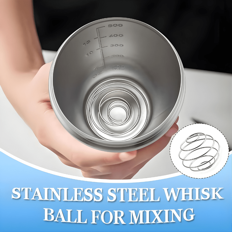 Stainless Steel Protein Shaker - HoldTheGear