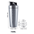 Stainless Steel Protein Shaker - HoldTheGear